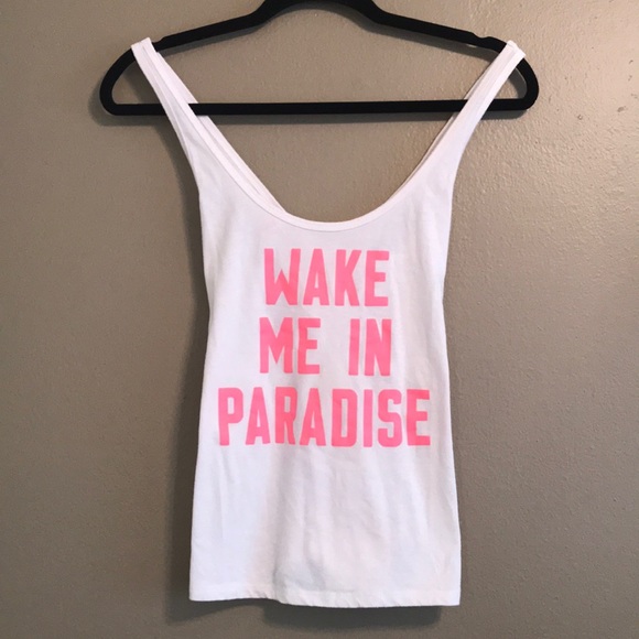 Victoria's Secret Tops - Victoria's Secret Wake Me In Paradise Tank Top XS
